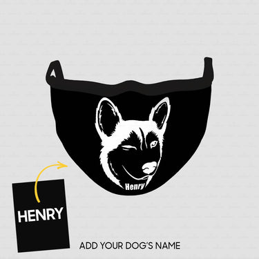 Personalized Dog Gift Idea - The Shadow 5 For Dog Lovers - Cloth Mask
